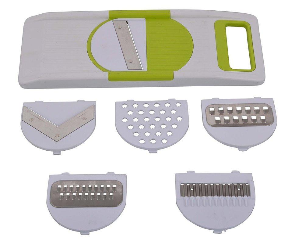 6-in-1 Multi Kitchen Slicer & Grater - All Purpose Cutter & Shredder