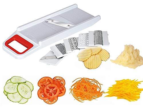 6-in-1 Multi Kitchen Slicer & Grater - All Purpose Cutter & Shredder