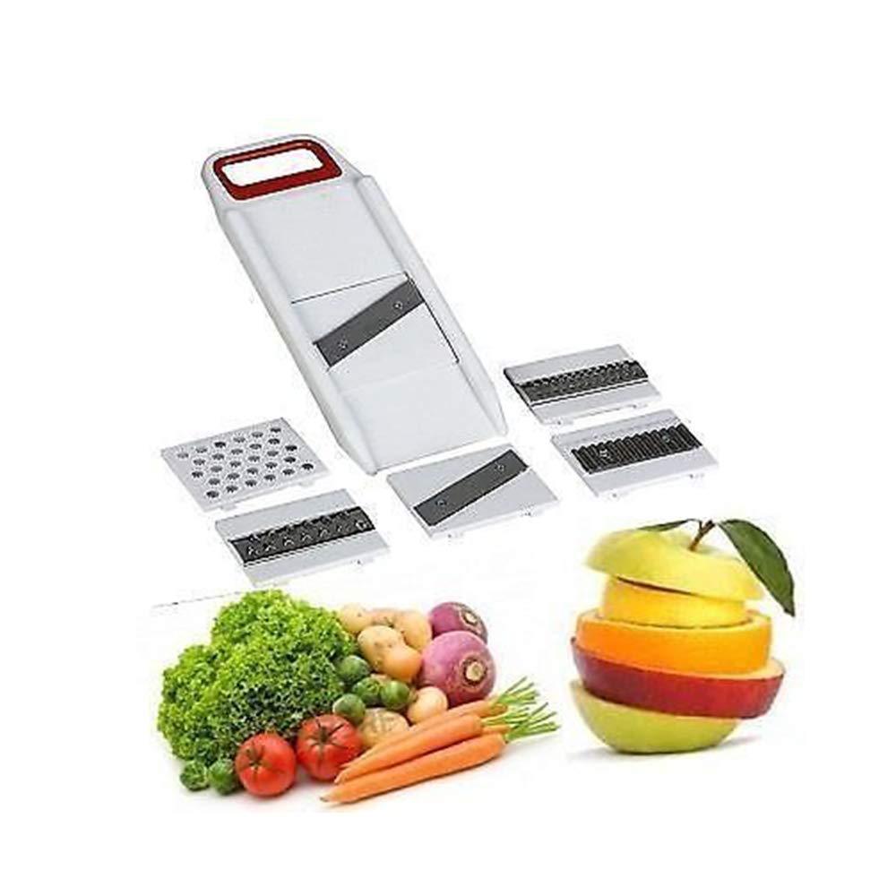 6-in-1 Multi Kitchen Slicer & Grater - All Purpose Cutter & Shredder